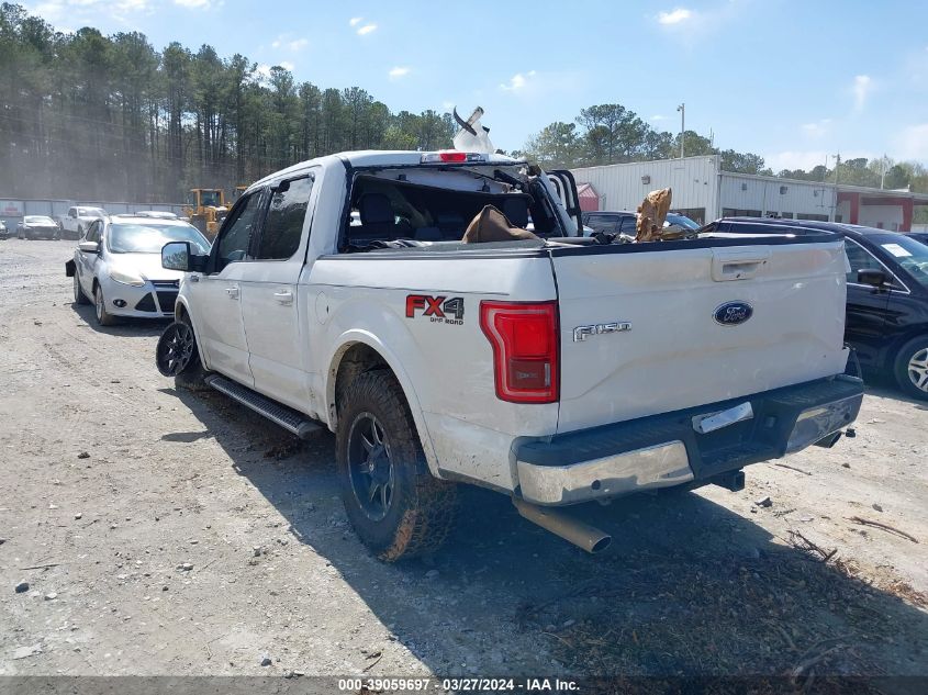 2017 Ford F-150 Lariat VIN: 1FTEW1EF1HFC78972 Lot: 39059697