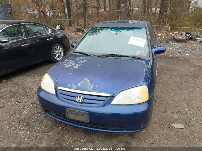 2HGES26752H592138 | 2002 HONDA CIVIC