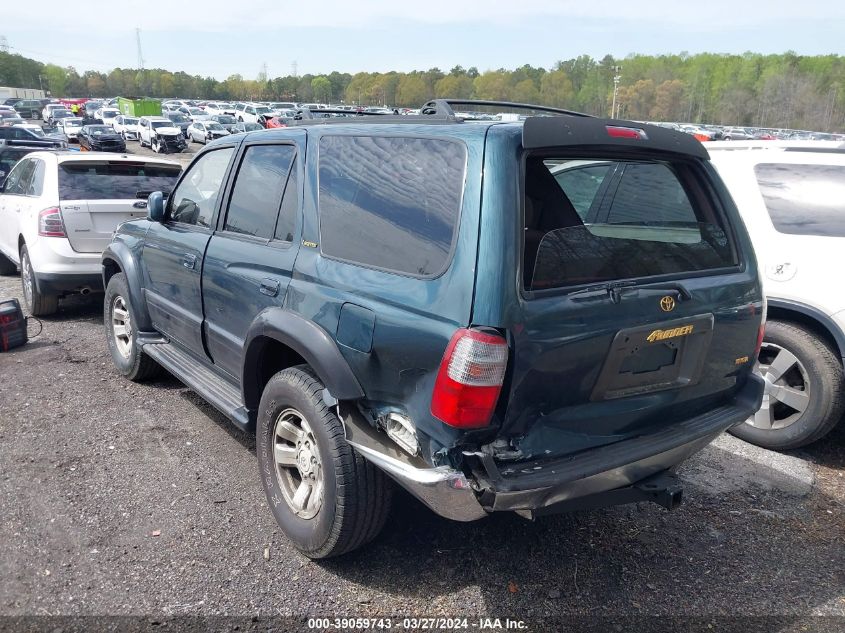 1997 Toyota 4Runner Sr5 V6 Limited VIN: JT3GN87R7V0025430 Lot: 39059743