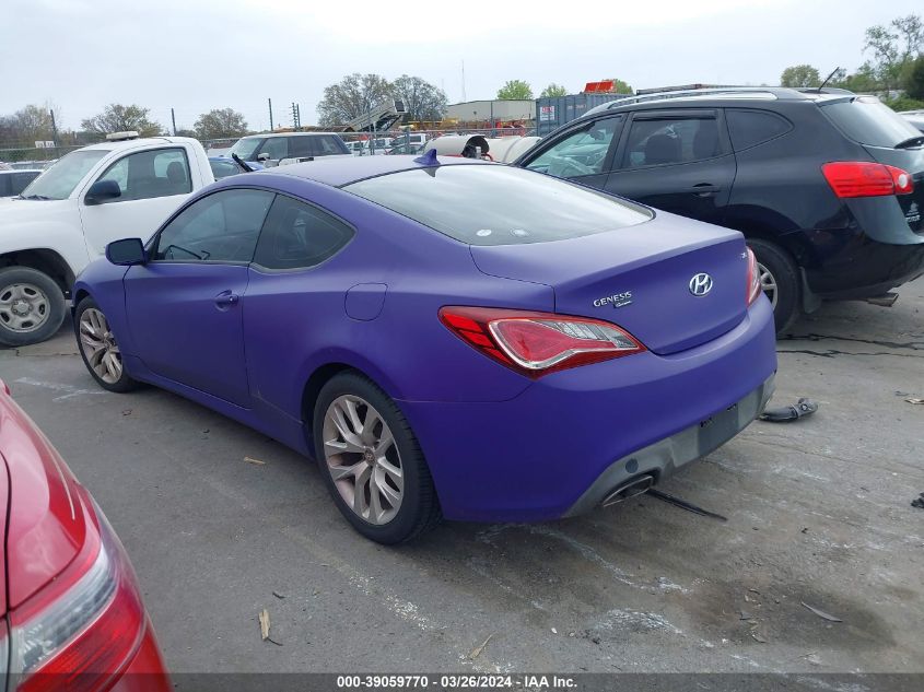 KMHHT6KD9DU097335 | 2013 HYUNDAI GENESIS