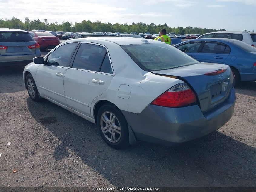 2007 Honda Accord 2.4 Ex VIN: 1HGCM56777A092507 Lot: 39059793