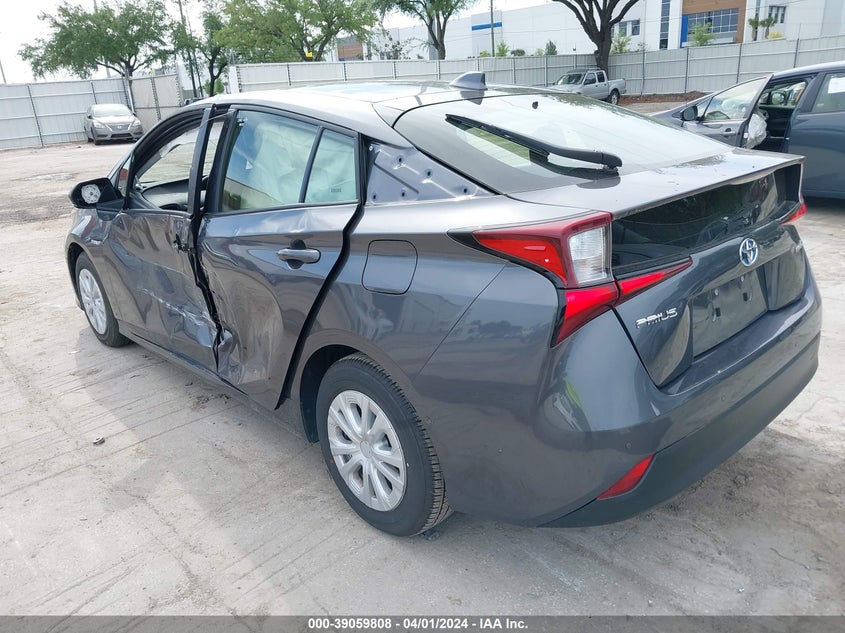 2022 TOYOTA PRIUS 1.8L I-4 DOHC, VVT, (VIN: JTDKAMFUXN3188359