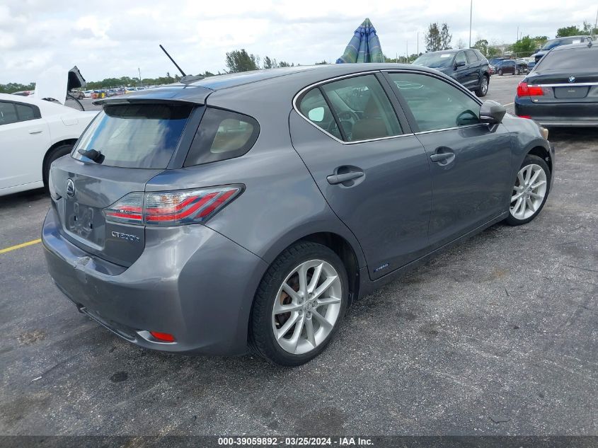 JTHKD5BH1C2082065 | 2012 LEXUS CT 200H