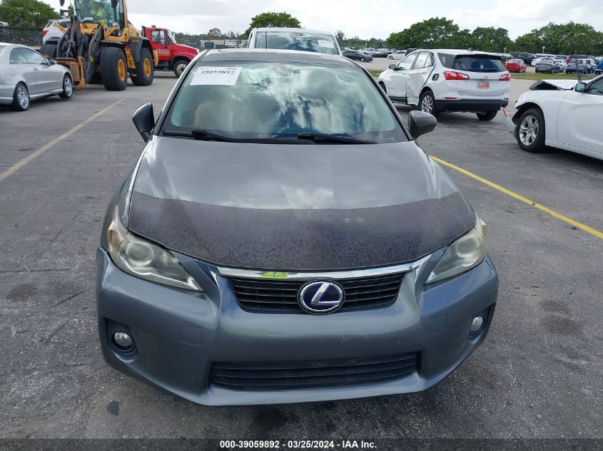 JTHKD5BH1C2082065 | 2012 LEXUS CT 200H