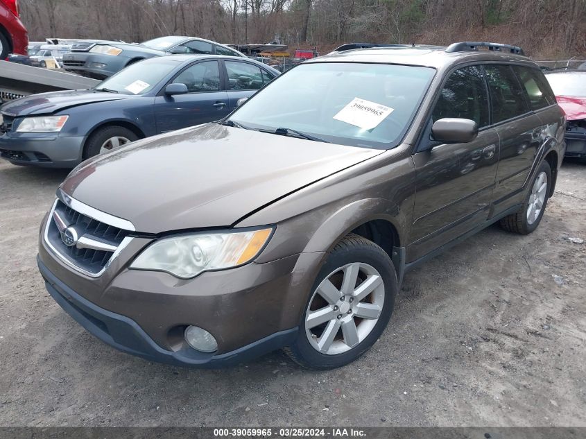 2008 Subaru Outback 2.5I Limited/2.5I Limited L.l. Bean Edition VIN: 4S4BP62C787319666 Lot: 39059965