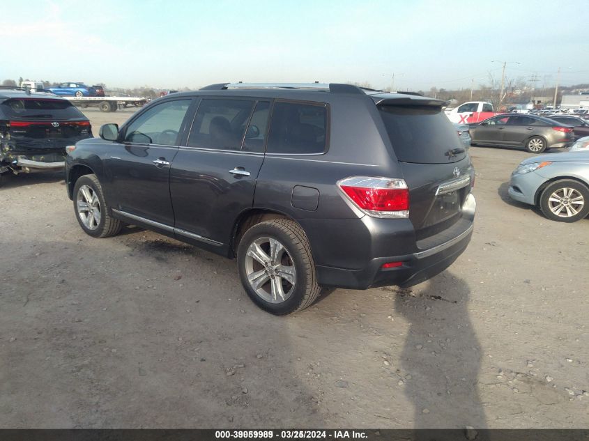 2013 TOYOTA HIGHLANDER LIMITED V6 - 5TDDK3EH7DS193634