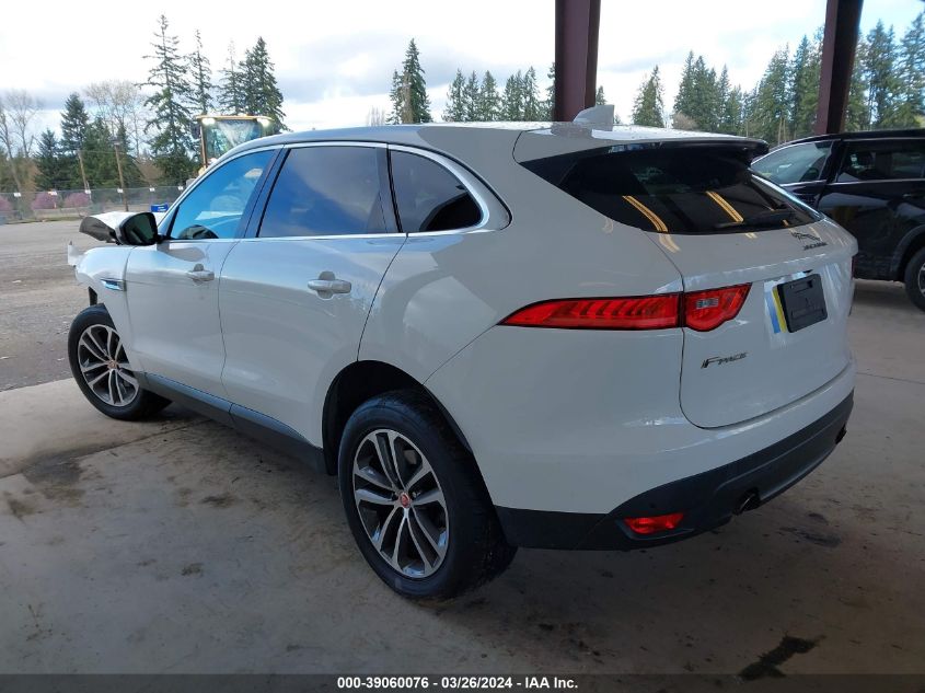 2019 Jaguar F-Pace 25T Premium VIN: SADCJ2FX2KA393673 Lot: 39060076