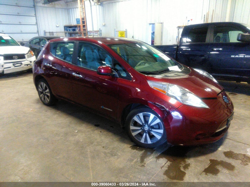 2016 Nissan Leaf Sv VIN: 1N4BZ0CP8GC302321 Lot: 39060433