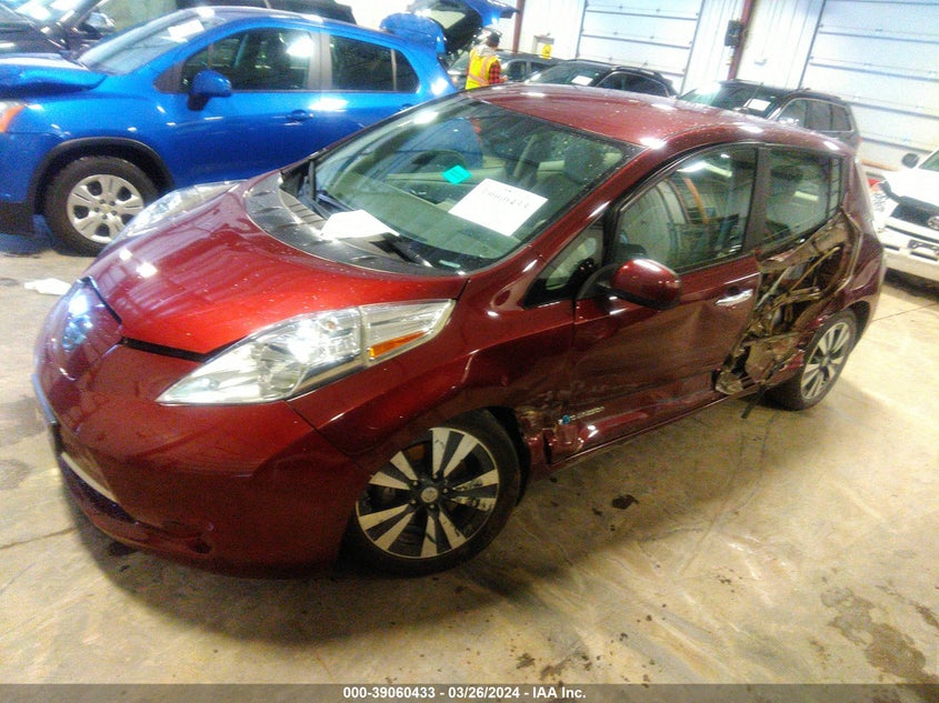 2016 Nissan Leaf Sv VIN: 1N4BZ0CP8GC302321 Lot: 39060433
