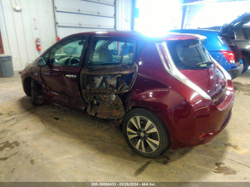 2016 Nissan Leaf Sv VIN: 1N4BZ0CP8GC302321 Lot: 39060433