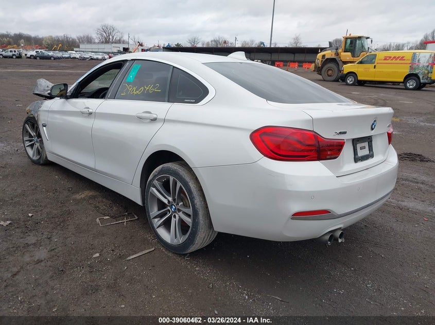 2018 BMW 430I Gran Coupe xDrive VIN: WBA4J3C56JBL03424 Lot: 39060462