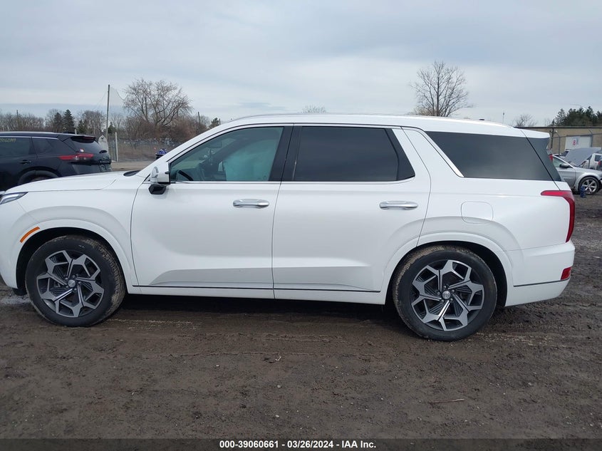 VIN KM8R7DHE4NU398013 2022 HYUNDAI PALISADE CALLIGRAPHY