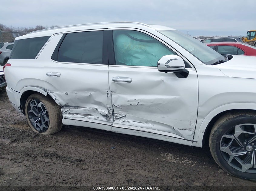 VIN KM8R7DHE4NU398013 2022 HYUNDAI PALISADE CALLIGRAPHY