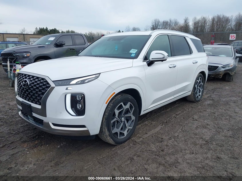 VIN KM8R7DHE4NU398013 2022 HYUNDAI PALISADE CALLIGRAPHY