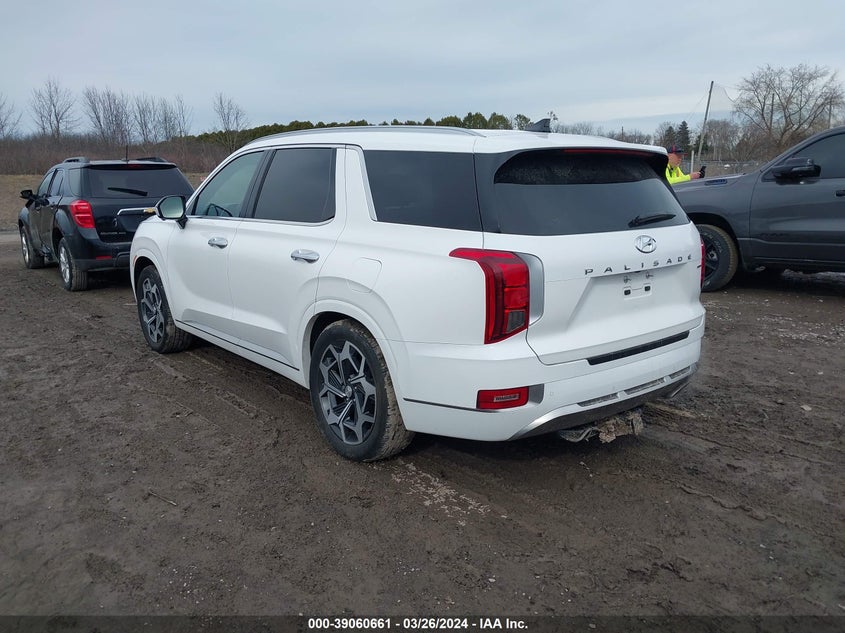 VIN KM8R7DHE4NU398013 2022 HYUNDAI PALISADE CALLIGRAPHY