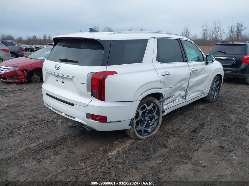 VIN KM8R7DHE4NU398013 2022 HYUNDAI PALISADE CALLIGRAPHY