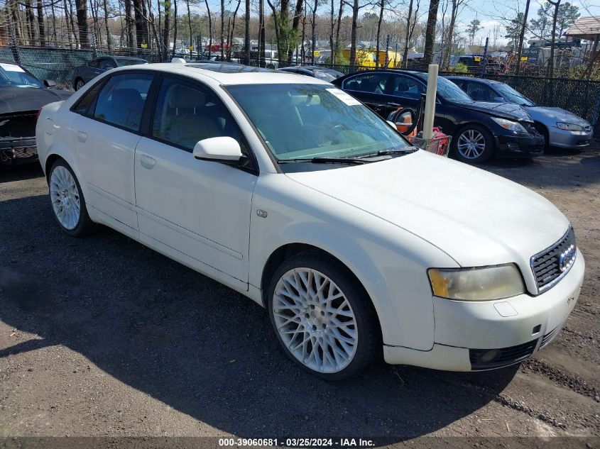 WAULC68E04A225295 | 2004 AUDI A4