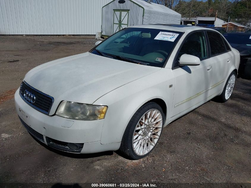 WAULC68E04A225295 | 2004 AUDI A4