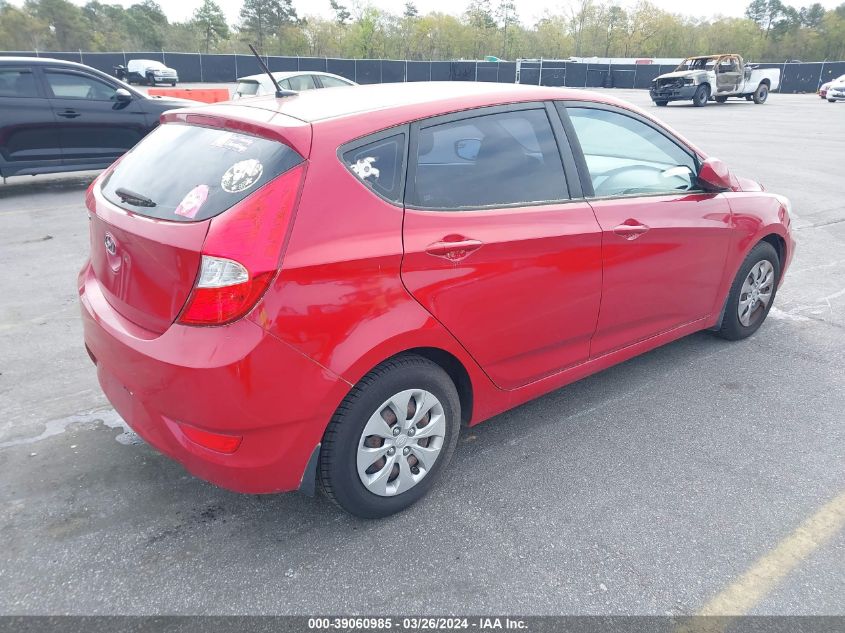 KMHCT5AE0GU294235 | 2016 HYUNDAI ACCENT