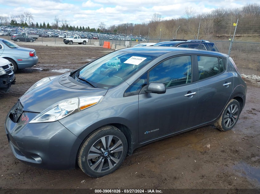2014 Nissan Leaf Sl VIN: 1N4AZ0CP0EC334768 Lot: 39061026