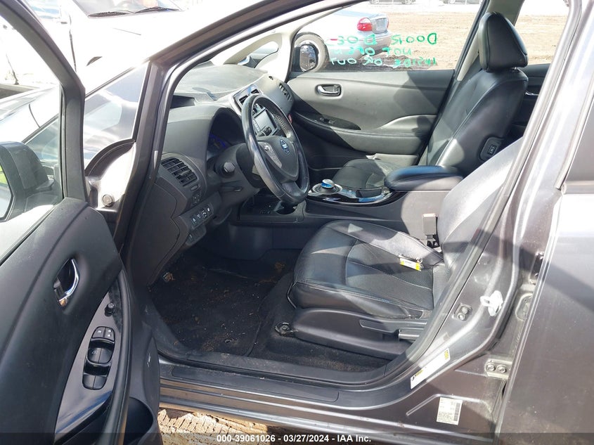 2014 Nissan Leaf Sl VIN: 1N4AZ0CP0EC334768 Lot: 39061026