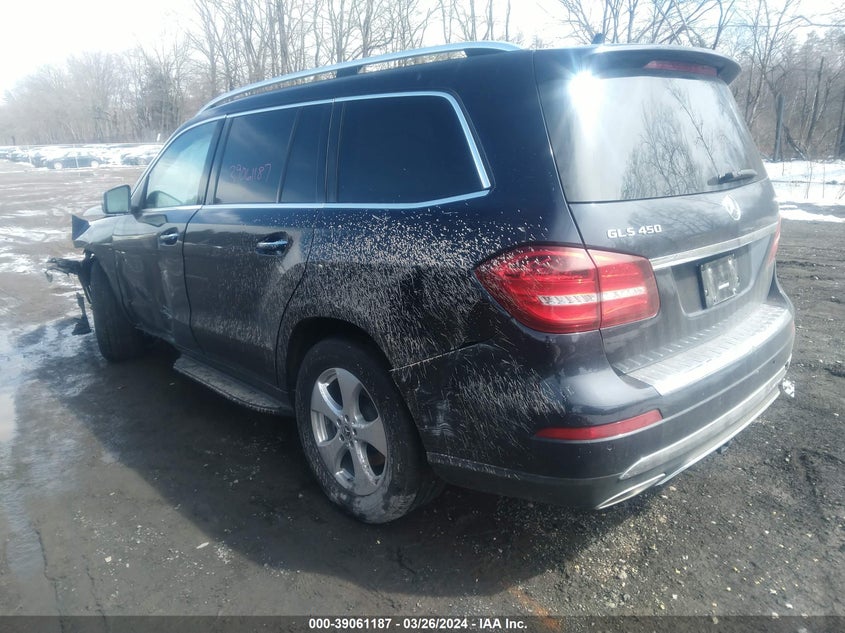 2018 Mercedes-Benz Gls 450 4Matic VIN: 4JGDF6EE7JB043405 Lot: 39061187