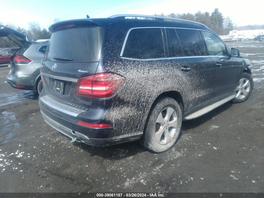 2018 Mercedes-Benz Gls 450 4Matic VIN: 4JGDF6EE7JB043405 Lot: 39061187
