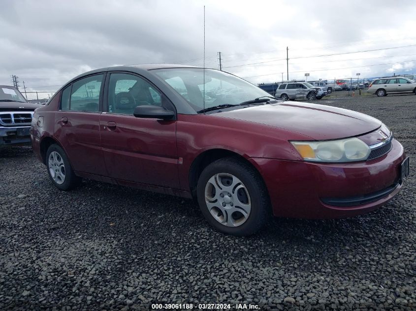 2003 Saturn Ion 2 VIN: 1G8AJ52F83Z137553 Lot: 39061188