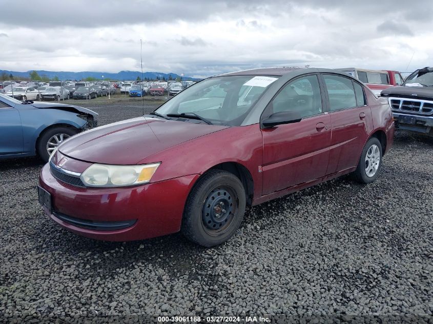 2003 Saturn Ion 2 VIN: 1G8AJ52F83Z137553 Lot: 39061188