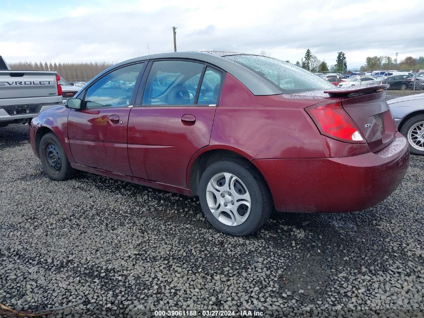 2003 Saturn Ion 2 VIN: 1G8AJ52F83Z137553 Lot: 39061188