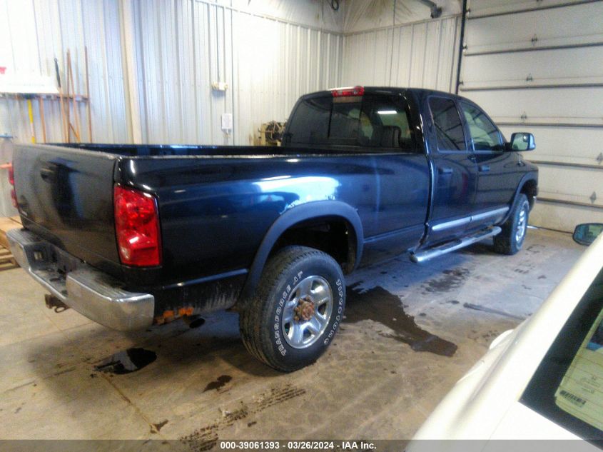 2008 Dodge Ram 2500 Slt VIN: 3D7KS28A08G132605 Lot: 39061393