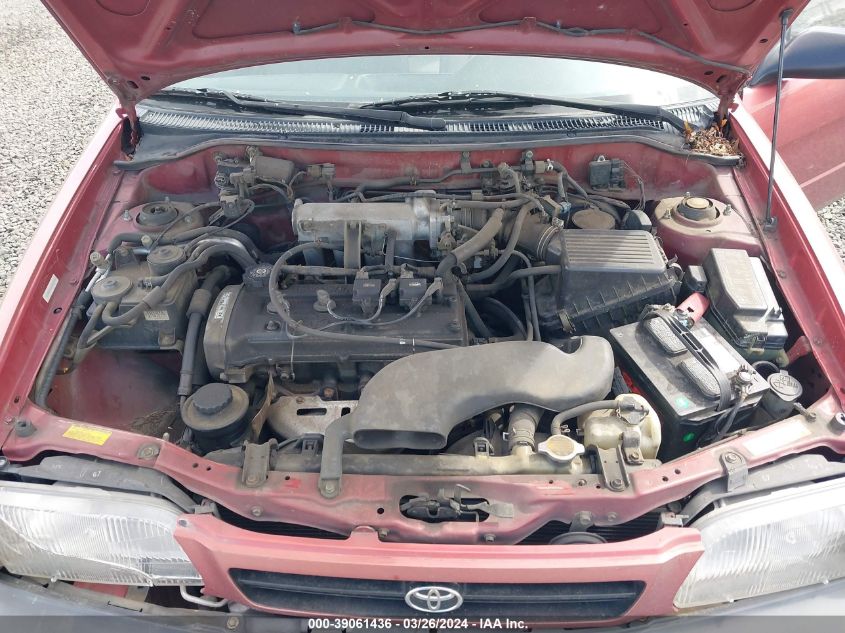 1997 Toyota Tercel Ce VIN: JT2AC52L2V0247892 Lot: 39061436