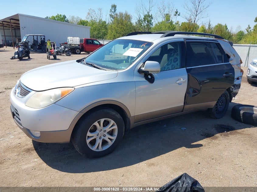 2010 Hyundai Veracruz Gls VIN: KM8NUDCC7AU128684 Lot: 39061620