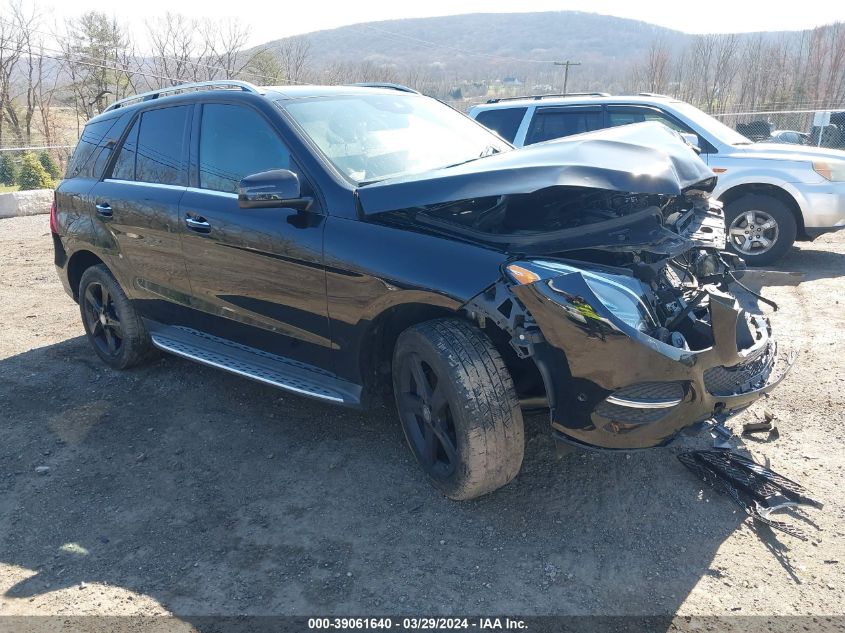 2016 Mercedes-Benz Gle 350 4Matic VIN: 4JGDA5HB7GA792813 Lot: 39061640