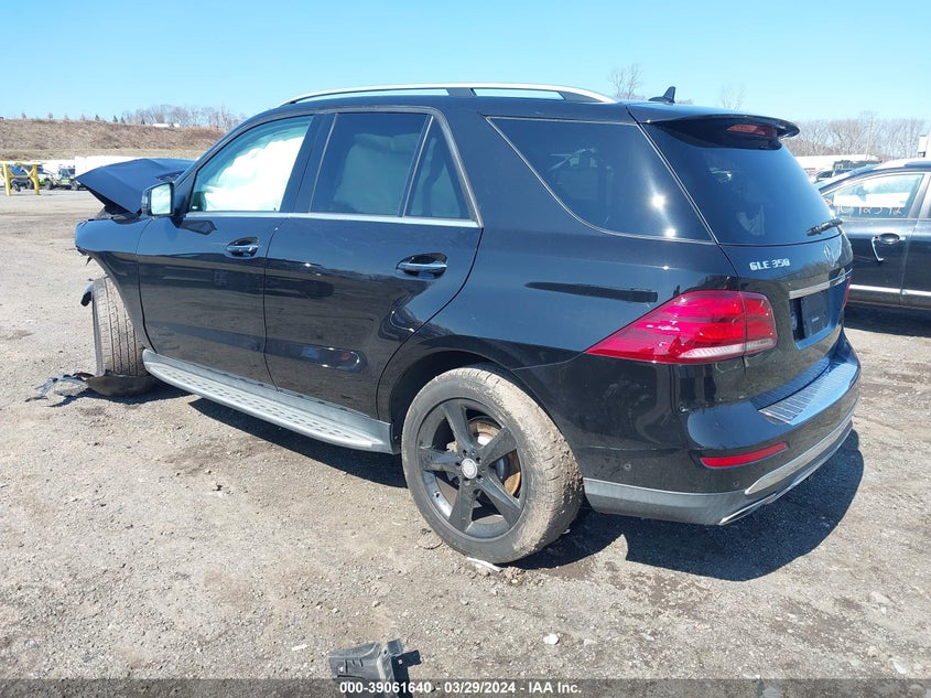 2016 Mercedes-Benz Gle 350 4Matic VIN: 4JGDA5HB7GA792813 Lot: 39061640