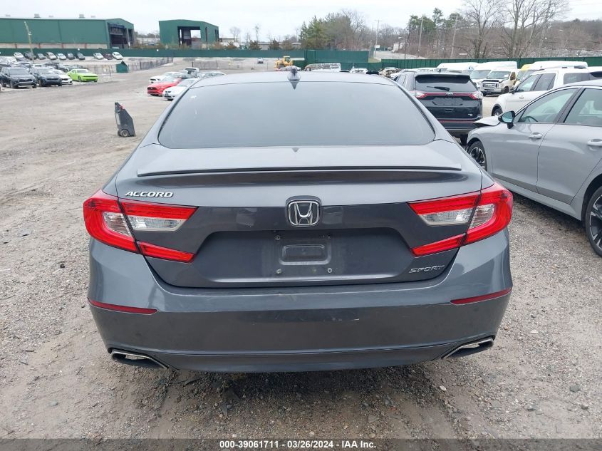 2018 Honda Accord Sport VIN: 1HGCV1F31JA050344 Lot: 39061711