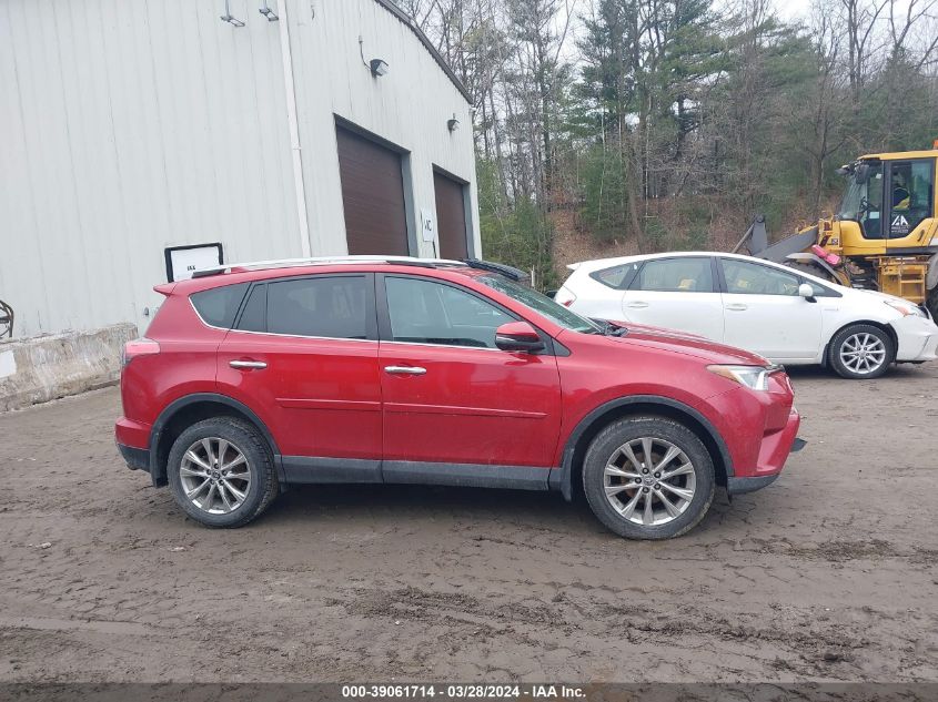 2017 Toyota Rav4 Limited VIN: 2T3DFREV5HW570091 Lot: 39061714