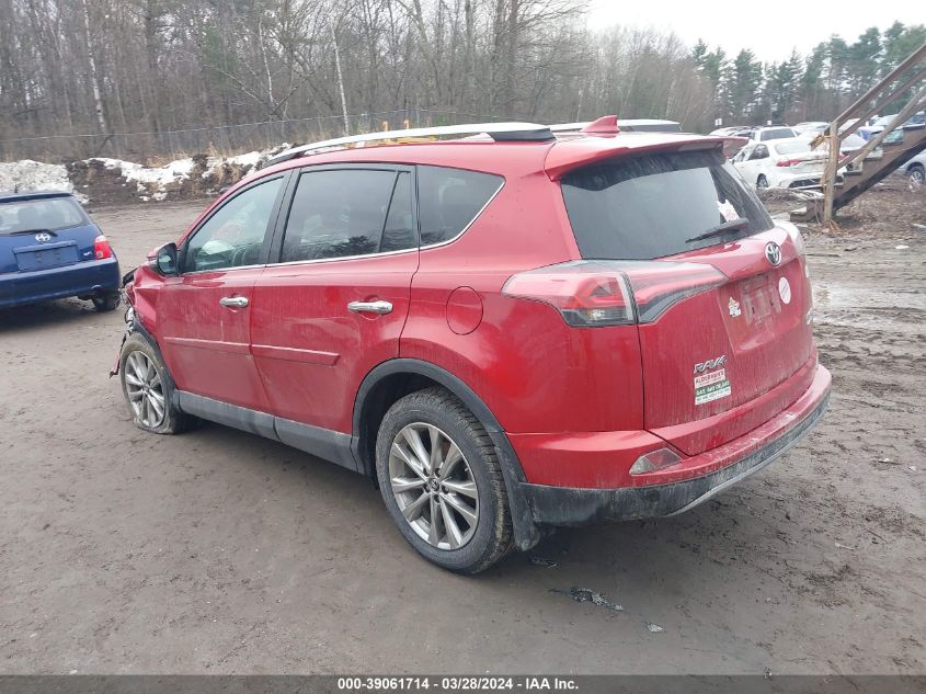 2017 Toyota Rav4 Limited VIN: 2T3DFREV5HW570091 Lot: 39061714