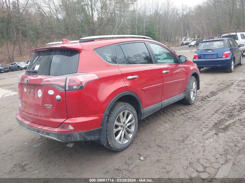 2017 Toyota Rav4 Limited VIN: 2T3DFREV5HW570091 Lot: 39061714