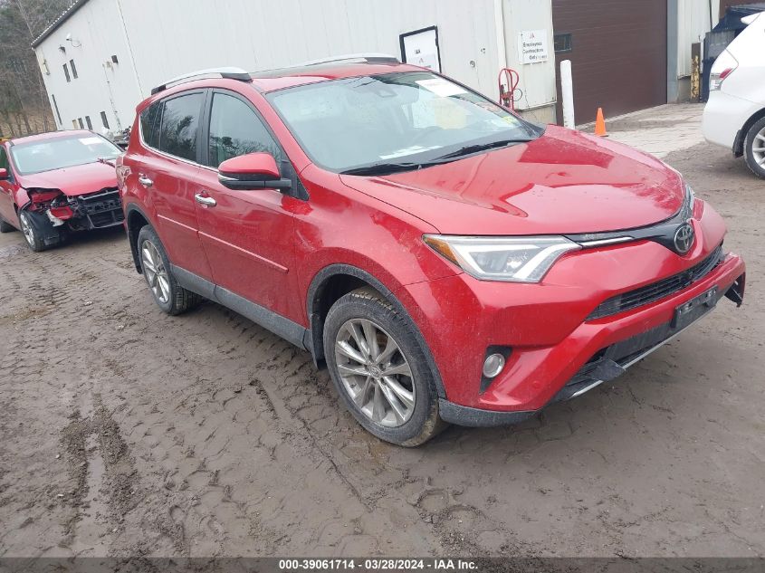 2017 Toyota Rav4 Limited VIN: 2T3DFREV5HW570091 Lot: 39061714