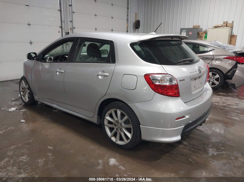 2009 Toyota Matrix Xrs VIN: 2T1GE40E79C002186 Lot: 39061718