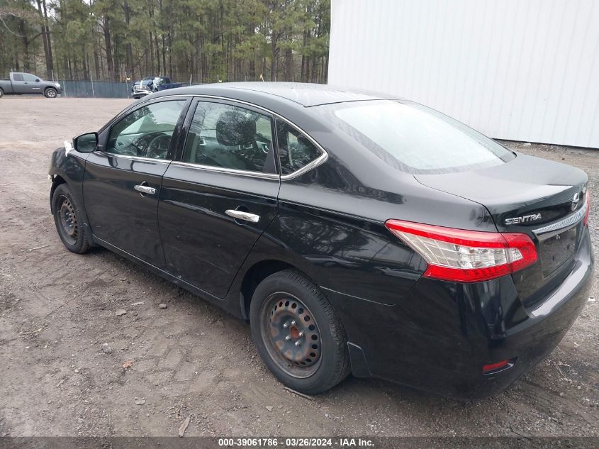 3N1AB7APXFY312833 | 2015 NISSAN SENTRA