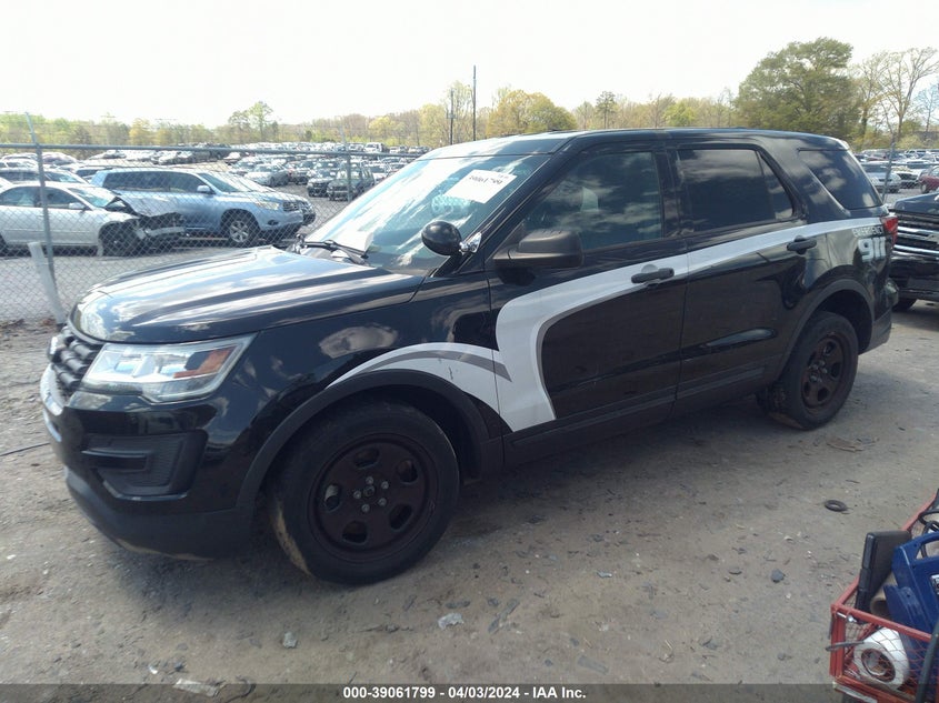 VIN 1FM5K8AR4KGA28496 2019 FORD POLICE INTERCEPTOR UTILITY