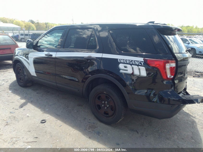 VIN 1FM5K8AR4KGA28496 2019 FORD POLICE INTERCEPTOR UTILITY