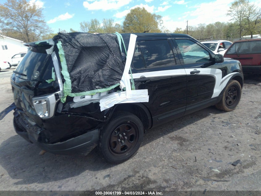 VIN 1FM5K8AR4KGA28496 2019 FORD POLICE INTERCEPTOR UTILITY