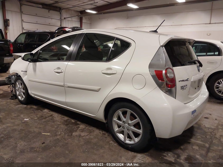 2012 Toyota Prius C Three VIN: JTDKDTB30C1008958 Lot: 39061823