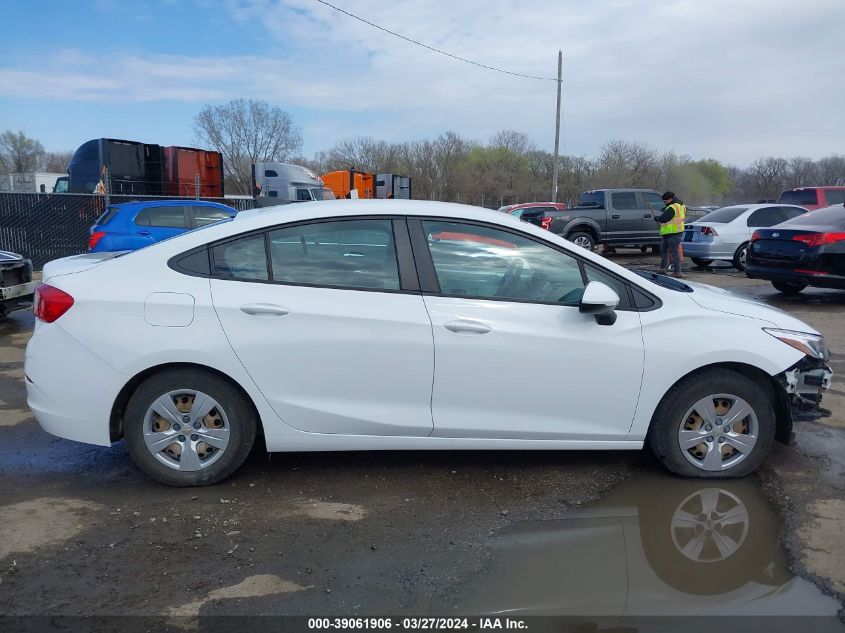 2017 Chevrolet Cruze Ls Auto VIN: 3G1BC5SM2HS554621 Lot: 39061906