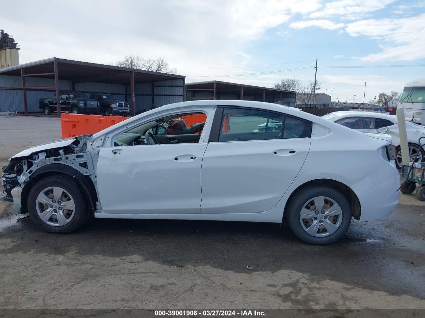 2017 Chevrolet Cruze Ls Auto VIN: 3G1BC5SM2HS554621 Lot: 39061906