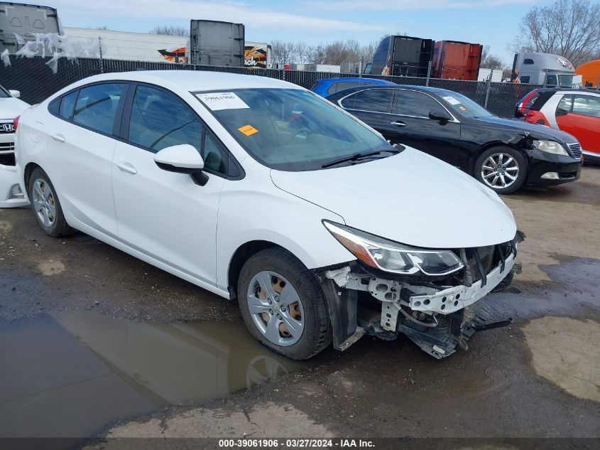 2017 Chevrolet Cruze Ls Auto VIN: 3G1BC5SM2HS554621 Lot: 39061906