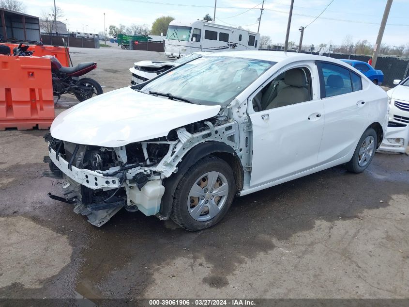 2017 Chevrolet Cruze Ls Auto VIN: 3G1BC5SM2HS554621 Lot: 39061906